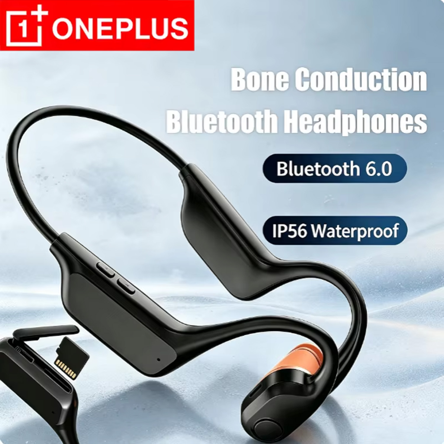 Bone Conduction Running Headphones - Cuffie Bluetooth a Conduzione Ossea Open-Ear