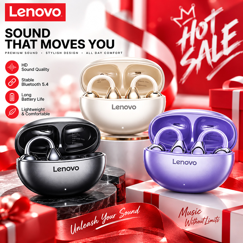 Tws Earbuds Bluetooth 5.3 - Lenovo TA410, auricolari wireless TWS con
