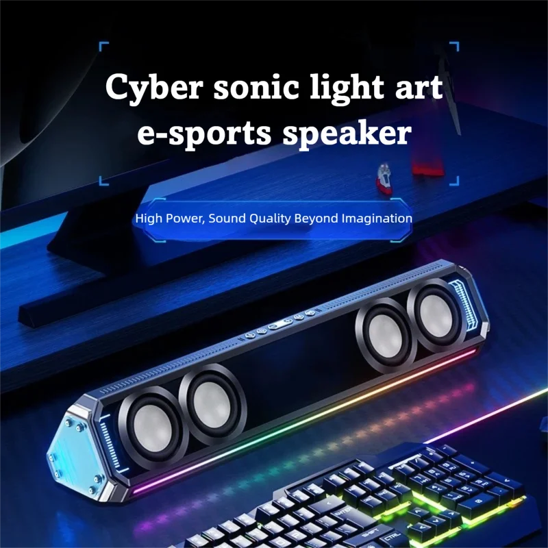 Soundbar da Gaming con Luce RG - Rgb Computer Soundbar For Pc recensione e prezzo
