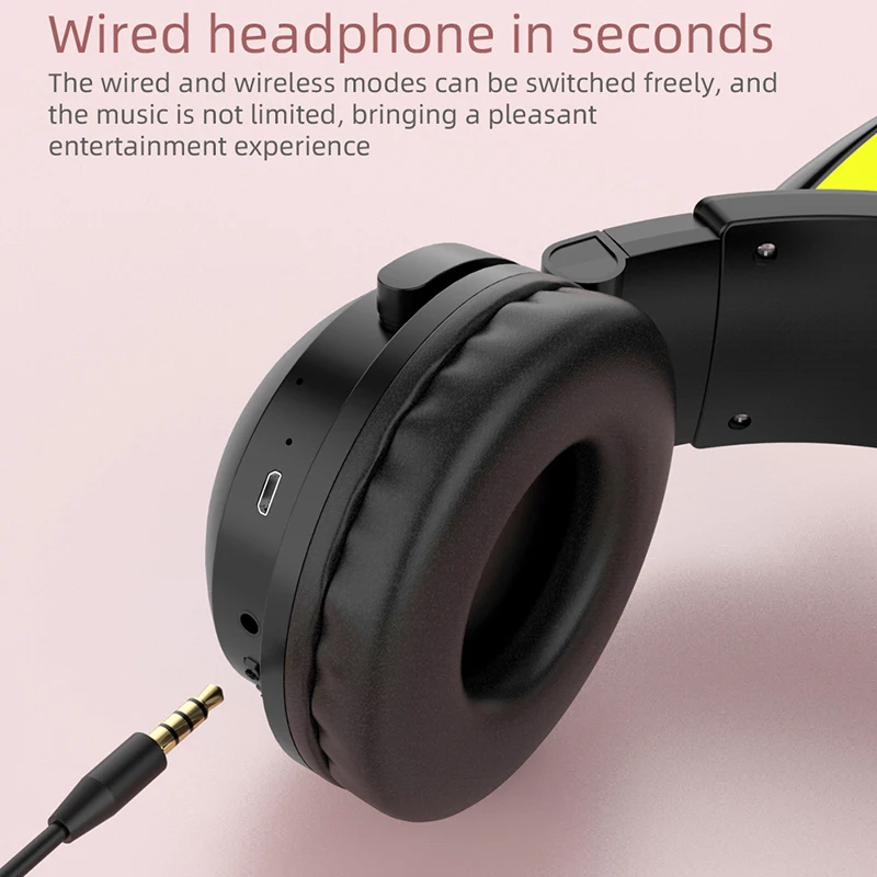 ZW068 Cuffie Bluetooth Luce LE - Cat Ear Bluetooth Headset Led recensione e prezzo
